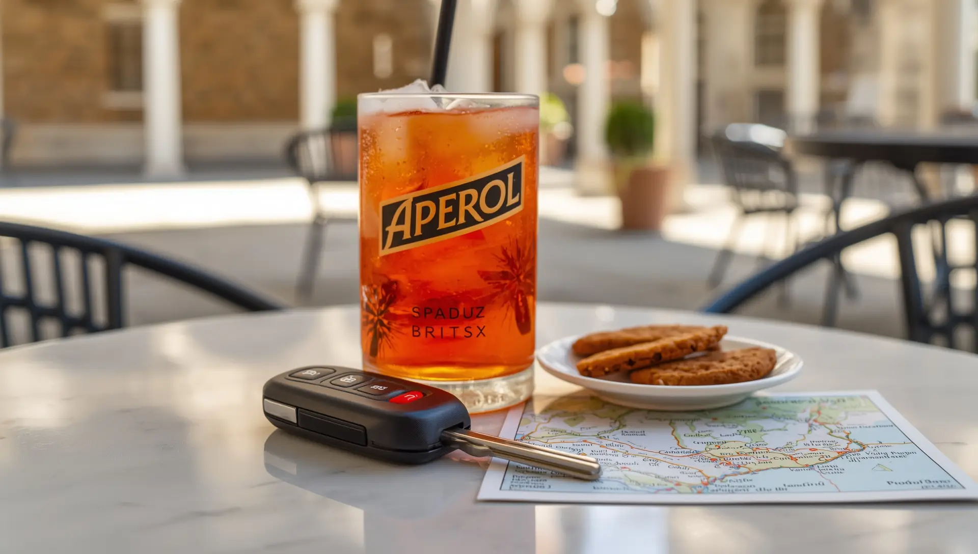 Offerta noleggio auto con chiavi e mappa