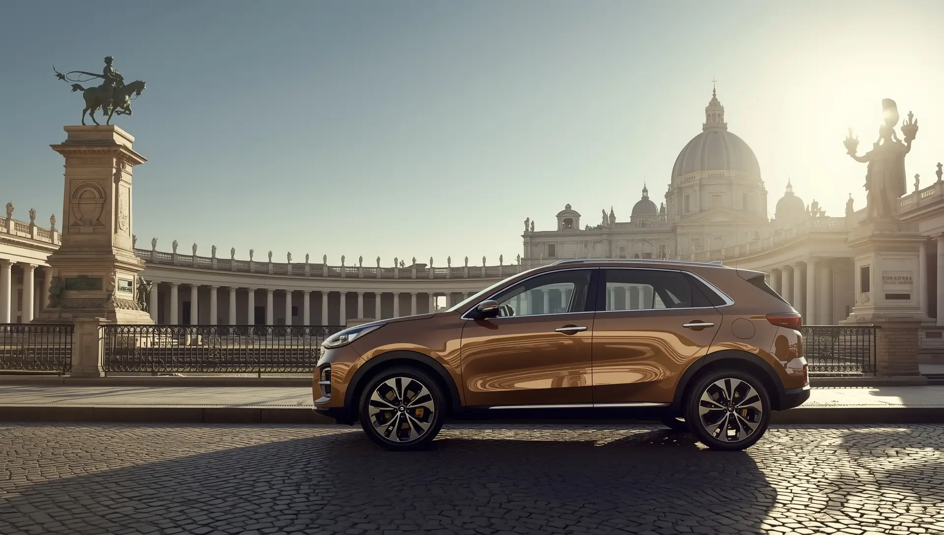 Auto a noleggio a Padova su strada urbana