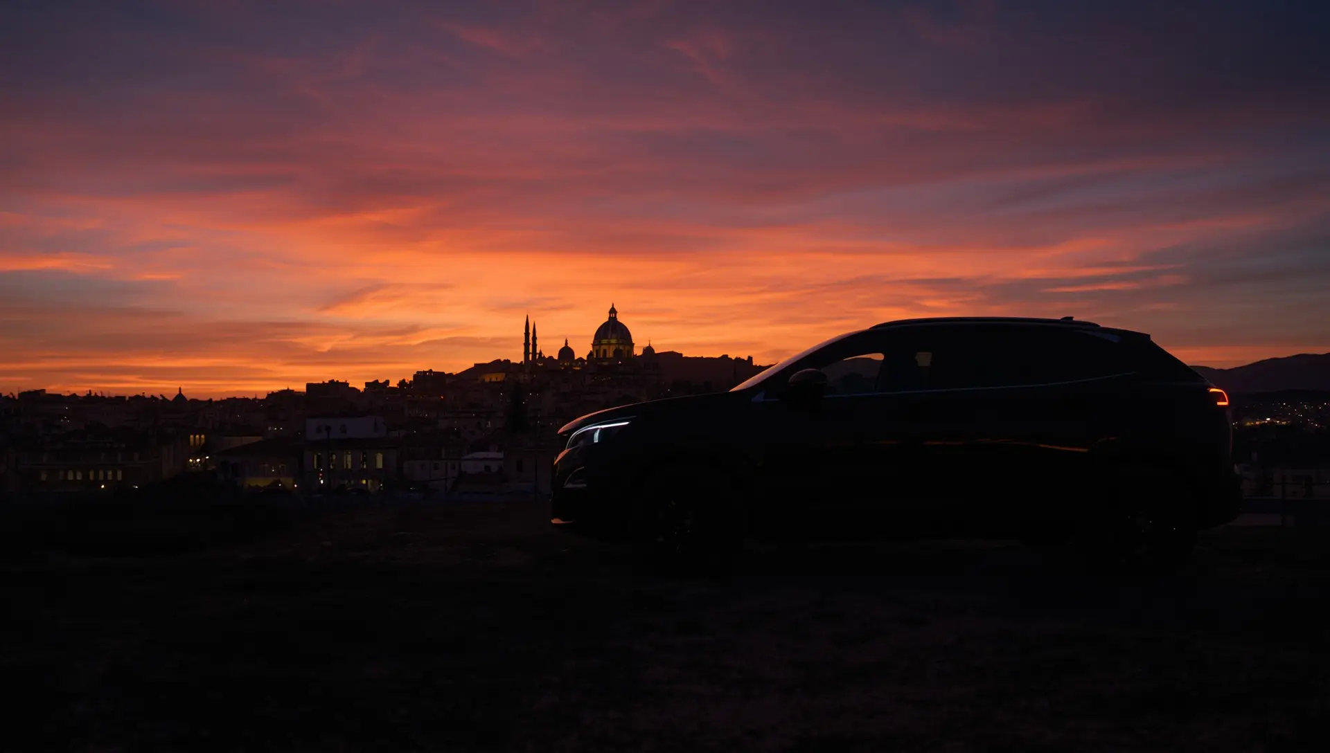 Guida su strada panoramica